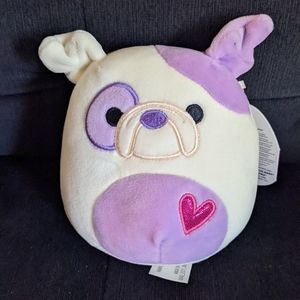 Danielle the Bulldog Squishmallow 5" Valentines Edition